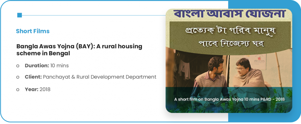 Bangla Awas Yojna BAY A rural housing scheme in Bengal