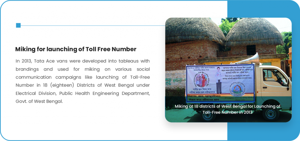 Miking for launching of Toll Free Number