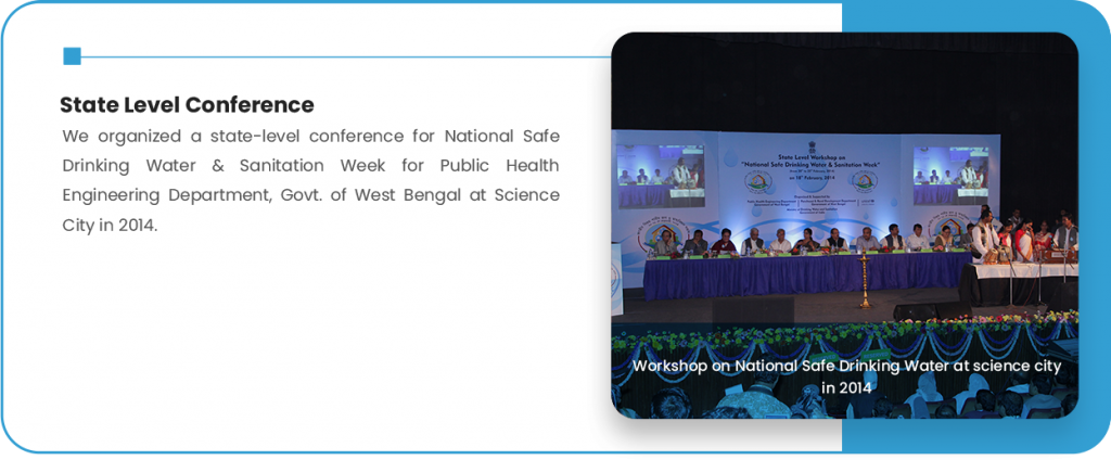 state-level conference for National Safe Drinking Water & Sanitation Week